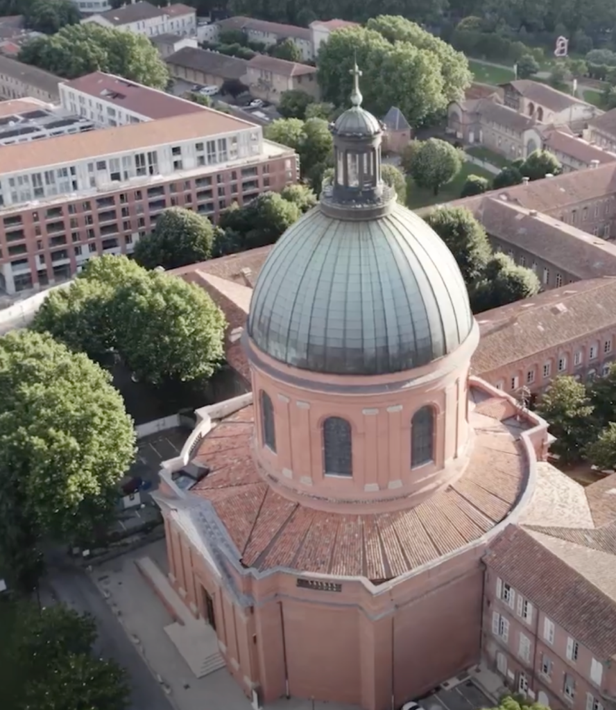 Image au drone de Toulouse pour l'event French Tech