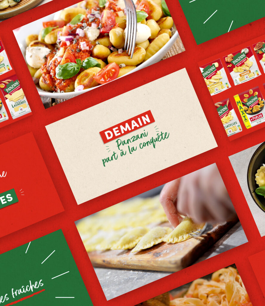 Image du motion design réalisé pour Panzani