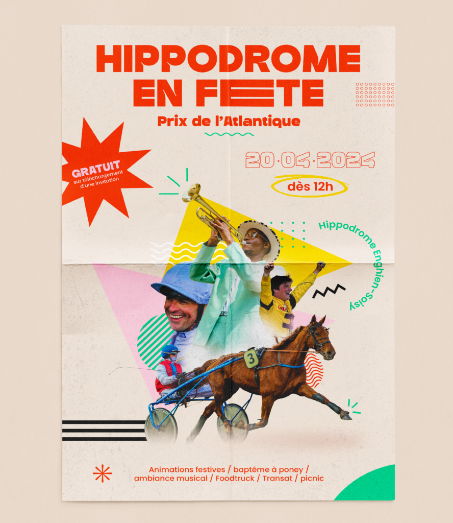 Affiche pour le trot